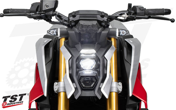 TST MECH-EVO Front LED Turn Signals for Suzuki GSX-S1000 2022+