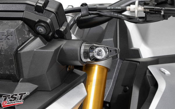 TST MECH-EVO Front LED Turn Signals for Suzuki GSX-S1000 2022+