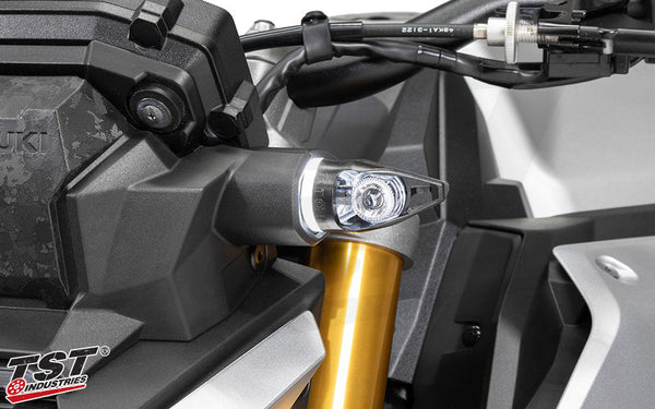 TST MECH-EVO Front LED Turn Signals for Suzuki GSX-S1000 2022+