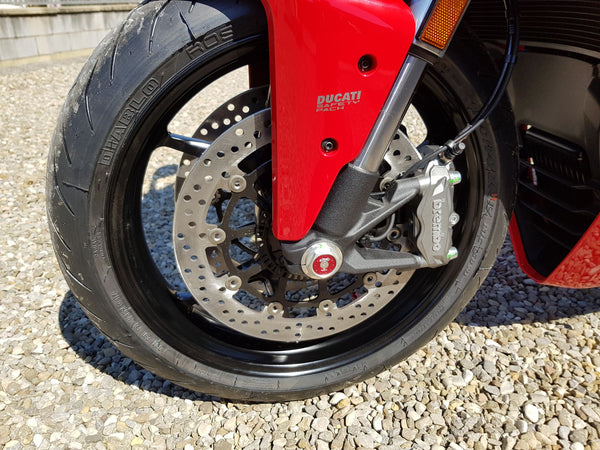 CNC RACING | Front fork cap left side Ducati