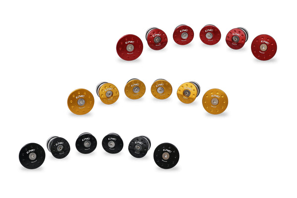 CNC RACING | Frame caps sets MV Agusta Superveloce (6 pcs to be mounted with TC323)