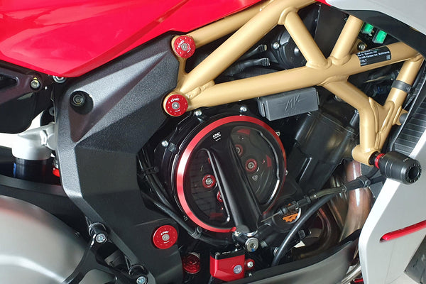 CNC RACING | Frame caps sets MV Agusta Superveloce (6 pcs to be mounted with TC323)