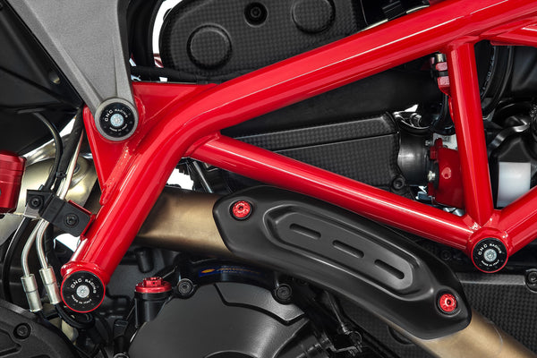 CNC RACING | Frame caps kit Ducati Hypermotard 821/939