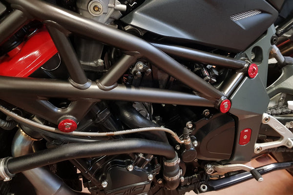 CNC RACING | FRAME CAPS KIT MV AGUSTA BRUTALE 1090