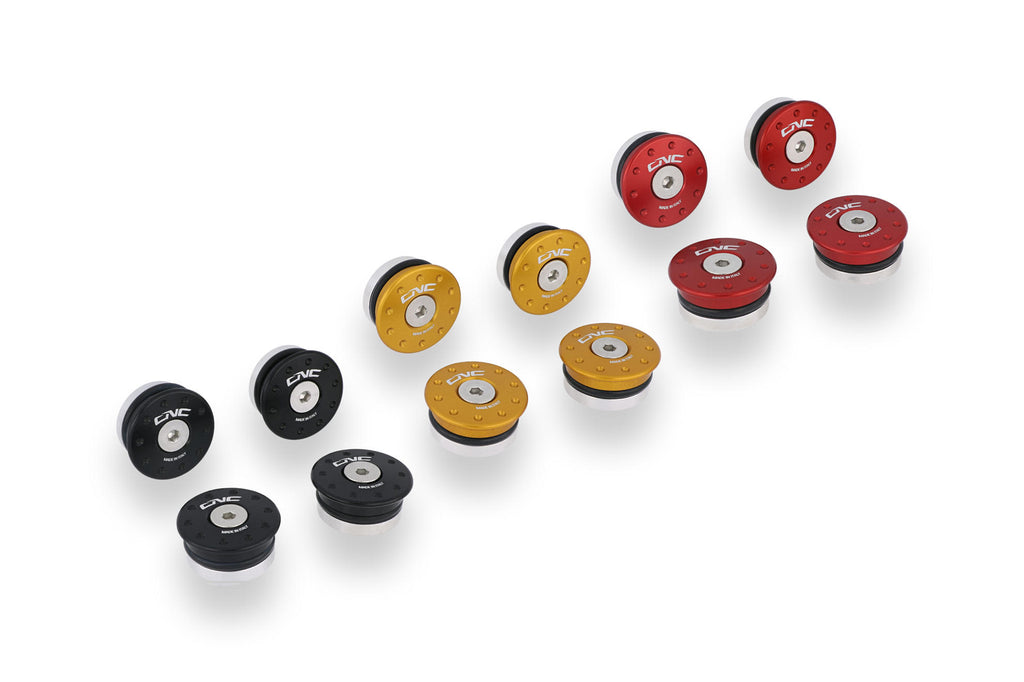 CNC RACING | Frame caps kit Ducati Multistrada 1200 - smaller holes