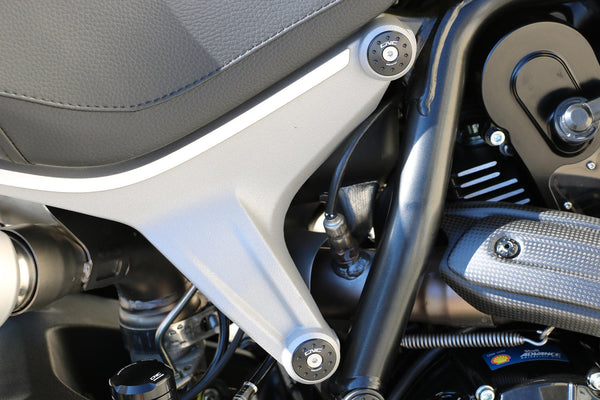 CNC RACING | Rear frame holes plugs kit Ducati Scrambler 1100
