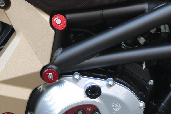 CNC RACING | Frame caps kit MV Agusta - Front frame