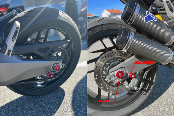 CNC RACING | Swingarm spools M6