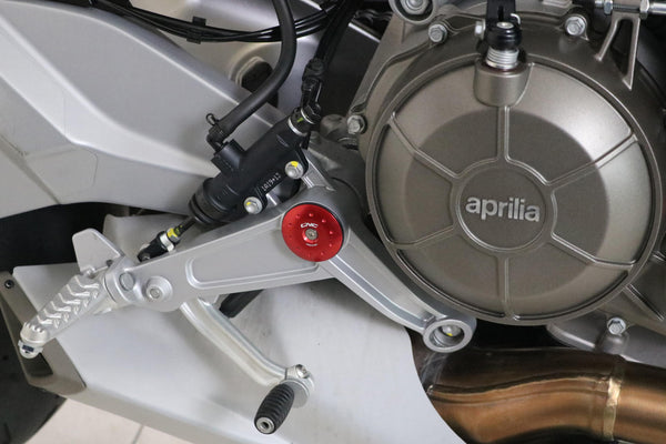 CNC RACING | Plugs kit for rearsets Aprilia 660