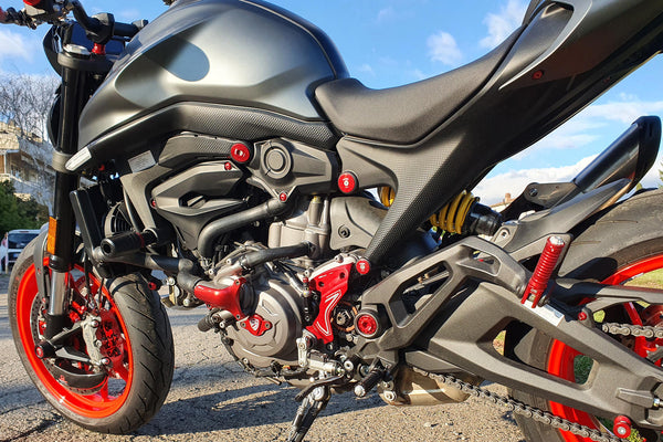 CNC RACING | Frame caps kit Ducati Monster 937 (to be mounted with TC325)