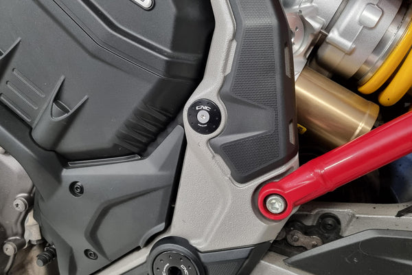 CNC RACING | Frame caps kit Ducati Multistrada V4 - smaller holes