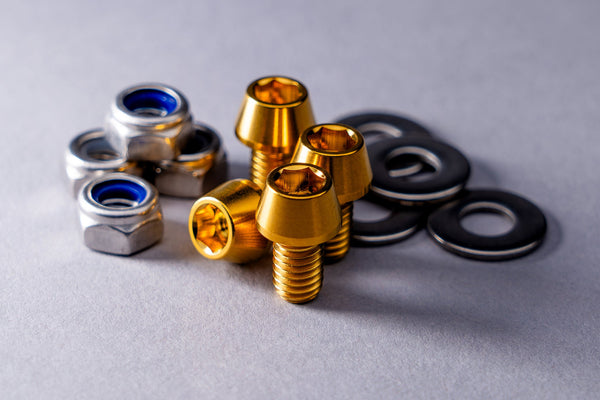 Yoshimura Titanium License Plate Frame Bolts