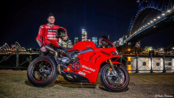 Ducati Panigale & Streetfighter V4 Titanium High Mount 3/4 Slip-On 2022-2024