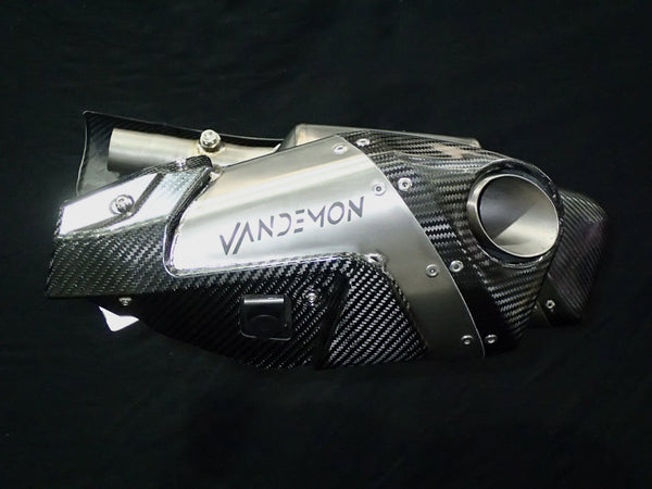 Triumph Rocket 3R & GT 2500 Titanium Bimodal Stealth Titanium Slip-On Mufflers 2019-2026