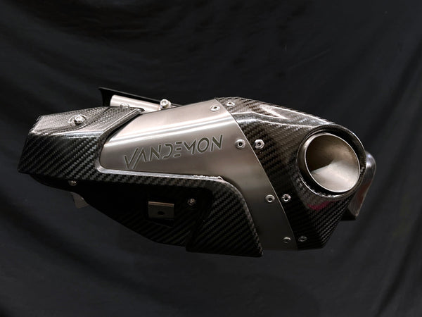 Triumph Rocket 3R, GT and Storm Titanium Slip-On Mufflers 2019-2026