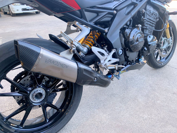 Triumph Speed Triple 1200 RS & RR Titanium Full Exhaust System 2021-2024