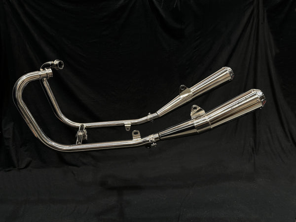 Triumph Speed Twin Vandemon 1200 Polished Titanium Exhaust 2019-2024