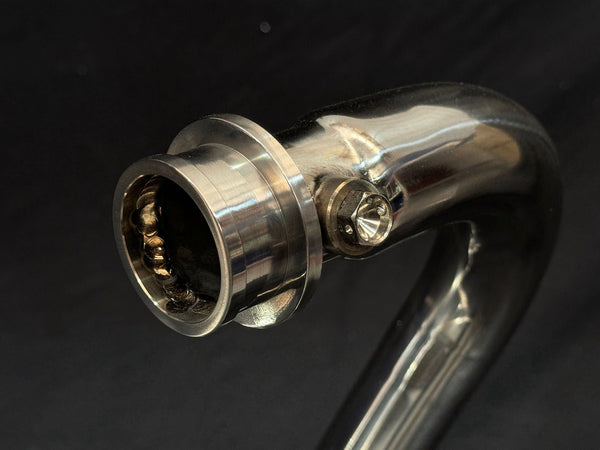 Triumph Speed Twin Vandemon 1200 Polished Titanium Exhaust 2019-2024
