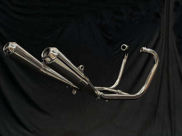 Triumph Speed Twin Vandemon 1200 Polished Titanium Exhaust 2019-2024