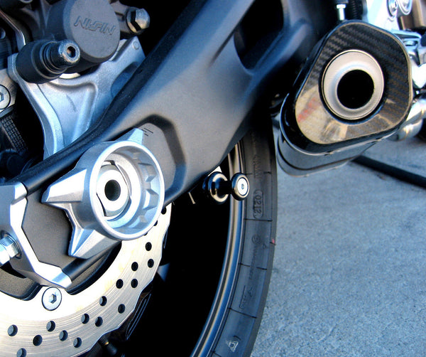 Graves Motorsports Universal Motorcycle Swingarm Spool Adapter Mounts