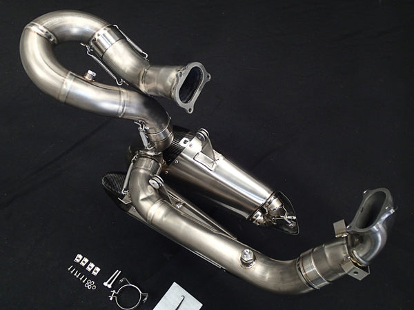 Ducati V2  Panigale & Streetfighter Titanium Low Mount Exhaust System 2020-24