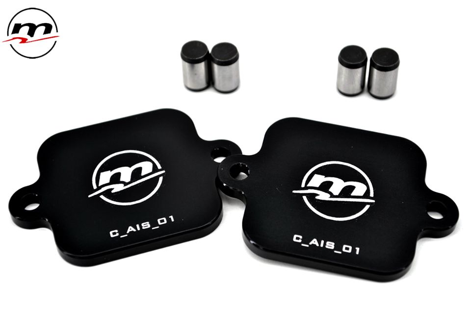 Melotti Racing AIS Valve Delete Cover Pair for Yamaha R1