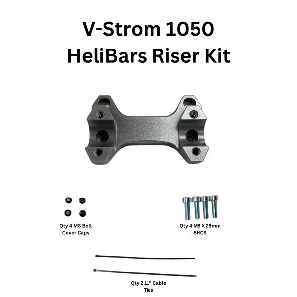 HeliBars Suzuki V-Strom 1050 Tour Performance Offset Riser
