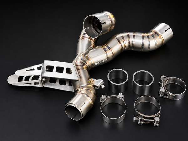 Ducati Multistrada V4 Titanium Cat Delete Link Pipe 2021-2024