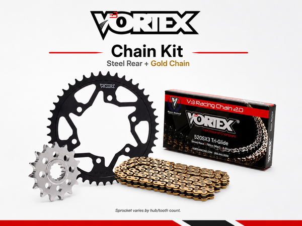Vortex V3 2.0 Gold Chain Steel Kits — Additional SKUs