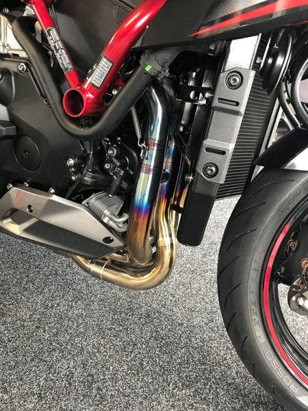 Kawasaki Ninja ZH2 Vandemon Polished Titanium Exhaust System