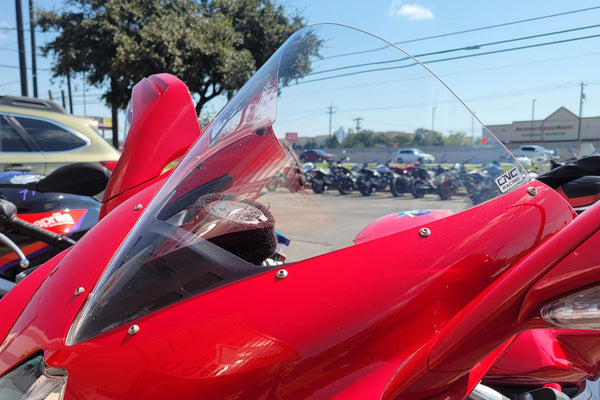 CNC RACING | Raised screen Race - Clear