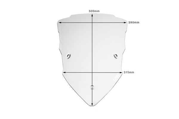 CNC RACING | Windscreen Ducati Multistrada Touring - Clear