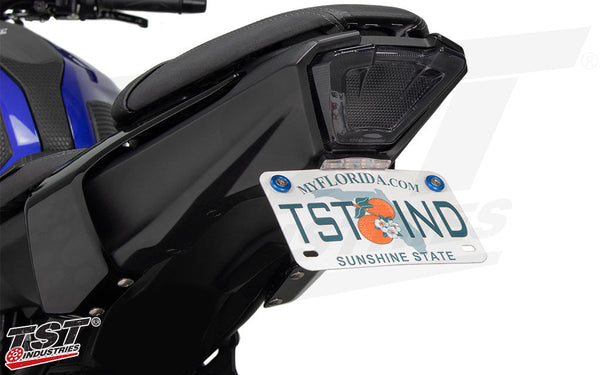 TST Anodized License Plate Mounting Hardware