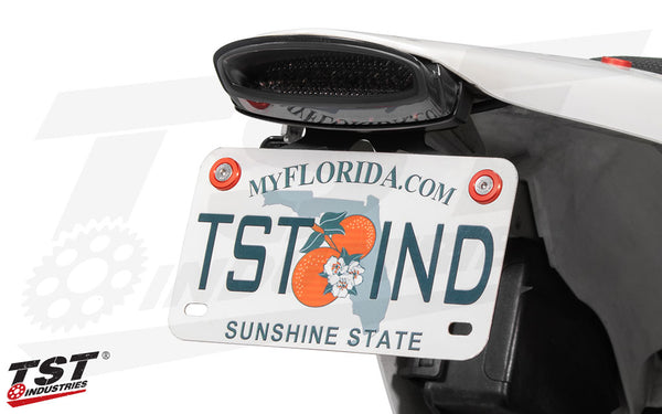 TST Anodized License Plate Mounting Hardware