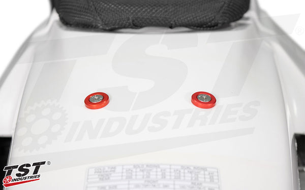 TST Anodized License Plate Mounting Hardware | Multiple Models