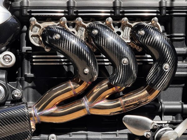 Triumph Rocket 3R & GT 2500cc Titanium, Stainless Steel or Cermic Exhaust Manifold