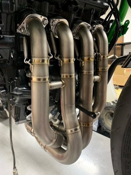 Kawasaki Ninja ZH2 Vandemon Brushed Titanium Exhaust System