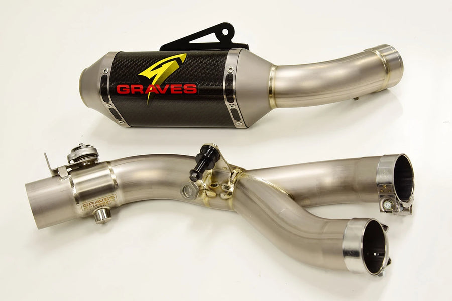 Graves Motorsports Yamaha R1 Cat Eliminator Exhaust Valve Type-R - Carbon