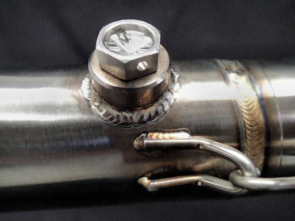 Yamaha YZF-R3 MT-03 YZF-R25 Vandemon Stainless Steel Headers, Titanium Muffler