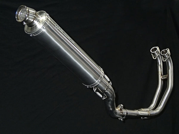 Yamaha YZF-R3 MT-03 YZF-R25 Vandemon Stainless Steel Headers, Titanium Muffler