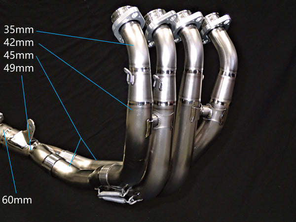 Yamaha YZF-R6 Vandemon Full Titanium Exhaust 2008-2025