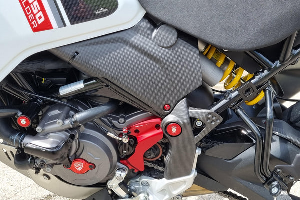 CNC RACING | Frame side lower covers Ducati DesertX - Carbon