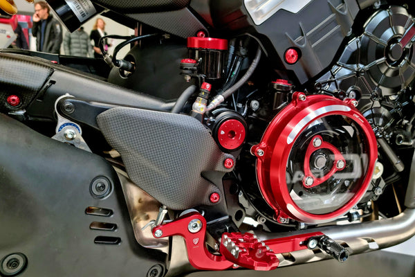 CNC RACING | Heel guard right side Ducati Diavel V4 - Carbon