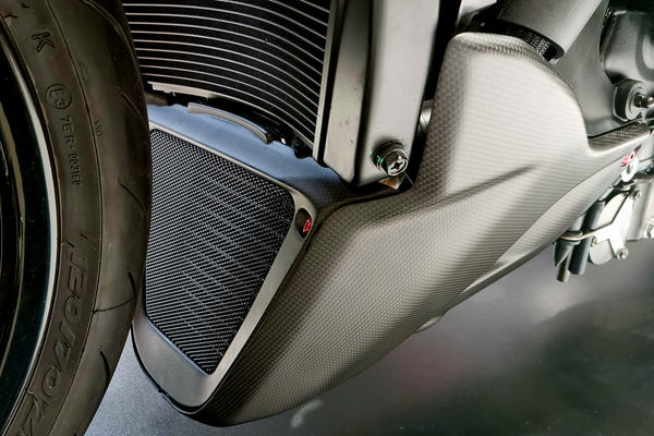 CNC RACING | Oil cooler frame Ducati Diavel V4 - Carbon
