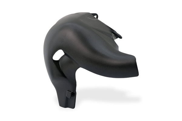 CNC RACING | Exhaust rear heat guard Ducati Panigale V4 and Streetfighter V4 - Carbon fiber
