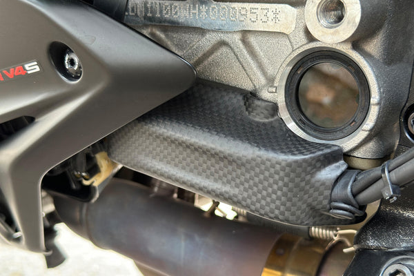 CNC RACING | Quick-Shift  cable cover Ducati Streetfighter V4 - Carbon