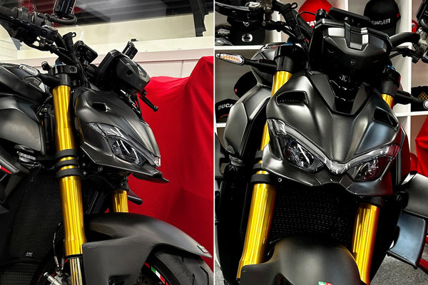 CNC RACING | Headlight upper cover Ducati Streetfighter V4 - Carbon