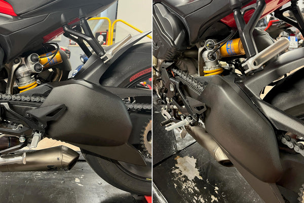 CNC RACING | Swingarm cover Ducati Streetfighter V4 - Carbon