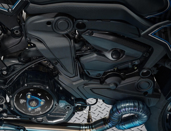 CNC RACING | Belt cover vertical cylinder Ducati Monster 937 - Carbon