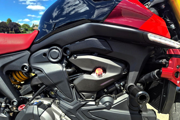 CNC RACING | Engine side covers carbon Ducati Monster 937